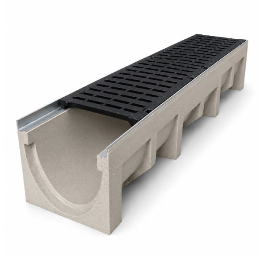 Fibretech Polimer Drenaj Kanalı 400x1000x400 mm - KKT-4040-PK - Fibretech Kompozit
