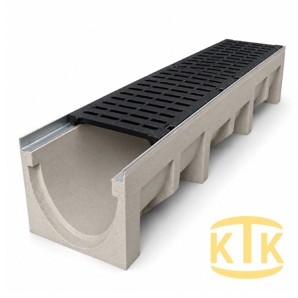 Polimer Drenaj Kanalı 300x1000x200 mm (KKT-3020-PK) - Fibretech Kompozit