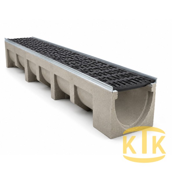 Polimer Drenaj Kanalı 400x1000x200 mm (KKT-4020-PK) - Fibretech Kompozit