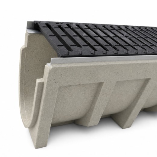 Fibretech Polimer Drenaj Kanalı 250x1000x250 mm - KKT-2525-PK - Fibretech Kompozit