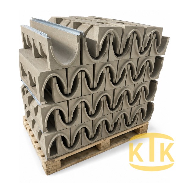 Polimer Drenaj Kanalı 250x1000x100 mm B125 (KKT-2510-PK) - Fibretech Kompozit