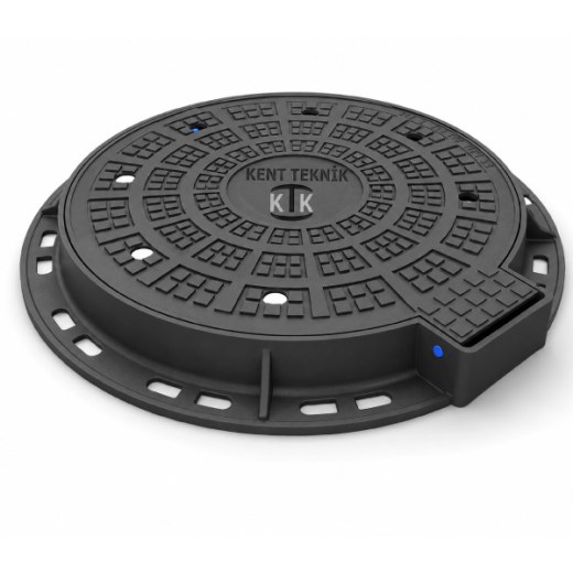 Fibretech Döküm Rögar Kapağı Ø600 mm C250 - DKT-600-C2 - Fibretech Kompozit
