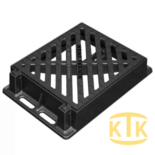 Fibretech Döküm Yağmur Suyu Izgarası 450x525 mm D400 - DIT-5070-D