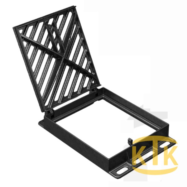 Döküm Yağmur Suyu Izgara Takımı 450x525 mm D400 (DIT-5070-D) - Fibretech Kompozit