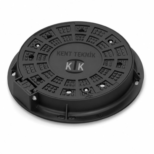 Fibretech Döküm Rögar Kapağı Ø600 mm B125 - DKT-600-B - Fibretech Kompozit