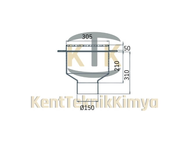 Kompozit Süzgeç 360x425 mm