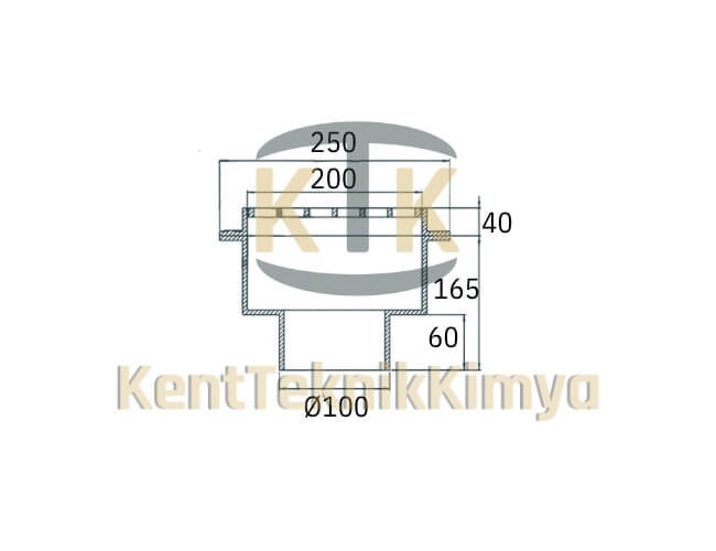 Kompozit Süzgeç 205x250 mm