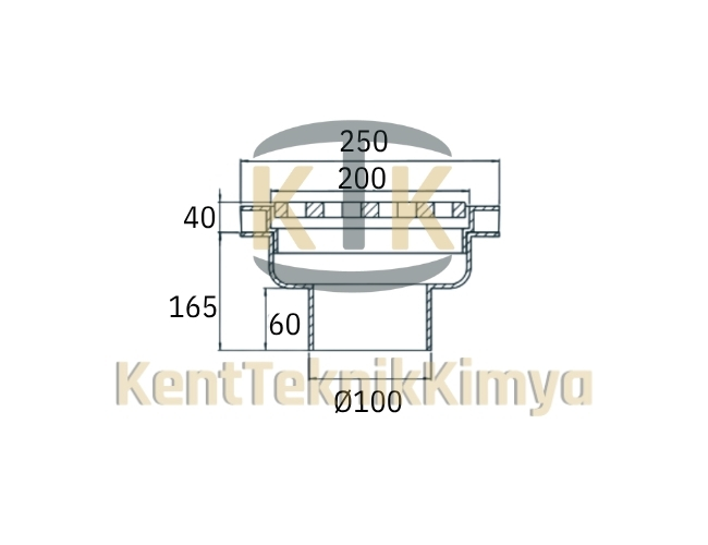 Kompozit Süzgeç 360x425 mm