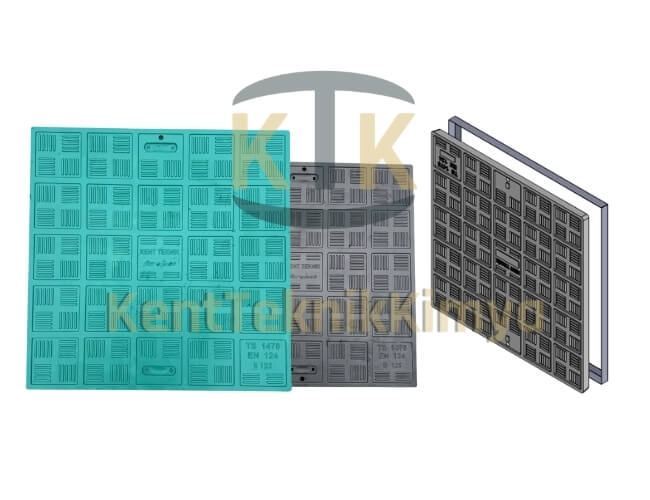 Kompozit Rögar Kapağı Takımı 1000x1000 mm