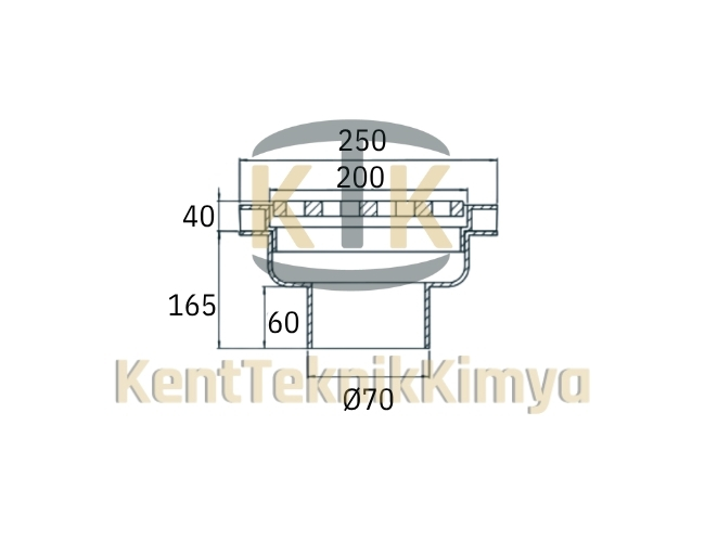 Kompozit Süzgeç 360x425 mm
