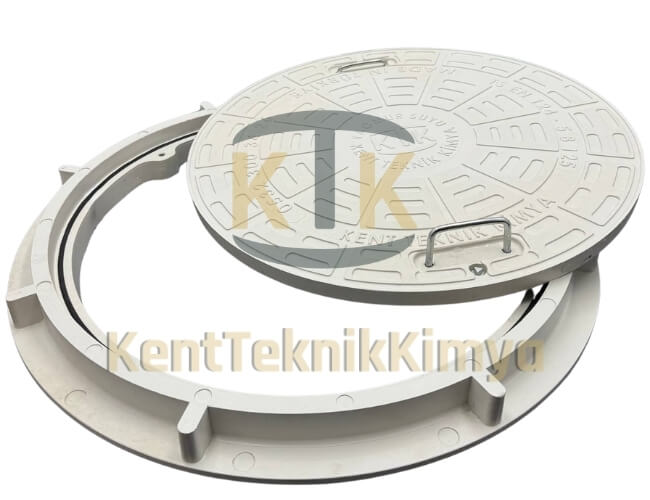 Kompozit Menhol Kapağı Takımı ø600mm TT1 Eko Serisi