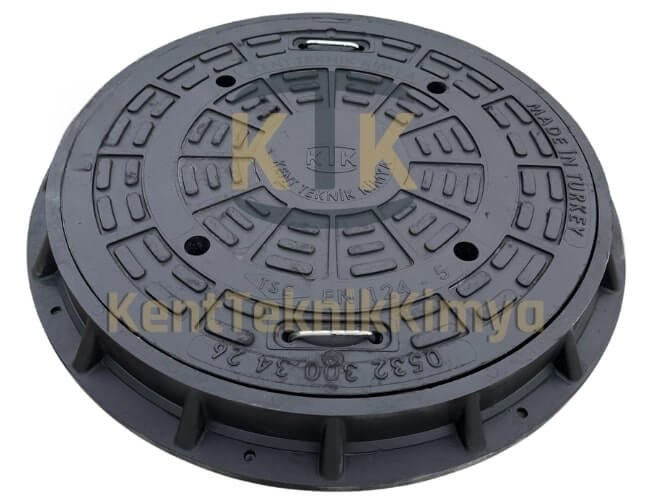 Kompozit Menhol Kapağı Takımı ø 600 mm D400